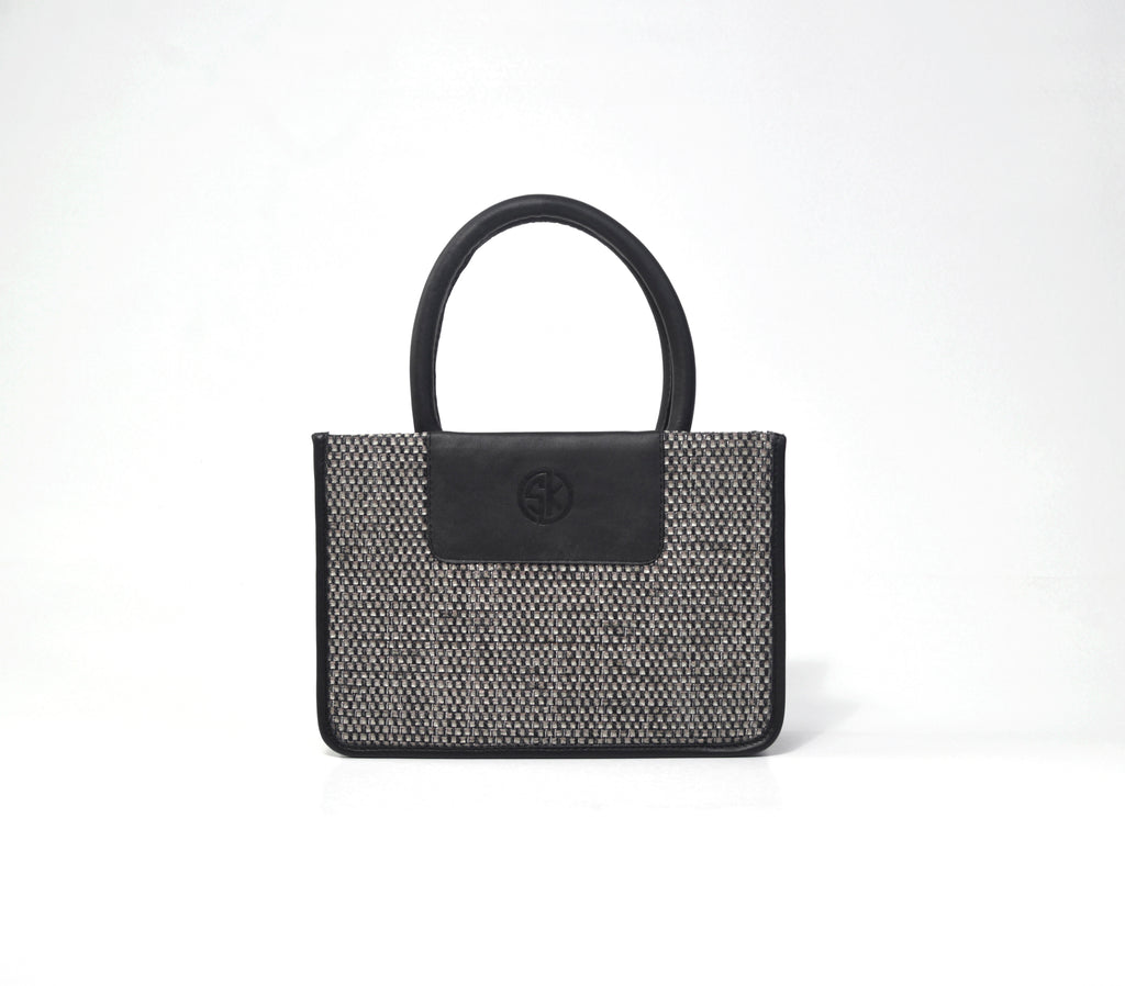 Petit sac noir et gris anthracite